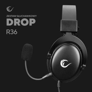 Słuchawki Rampage R36 Drop Czarne (DROP R36) 9