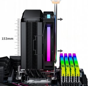 Chłodzenie CPU upHere P5C ARGB 4