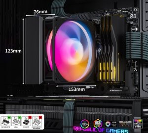 Chłodzenie CPU upHere P5C ARGB 6