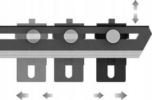 Podpórka Uchwyt SATA RGB pod karte graficzną GPU 5