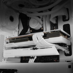 Podpórka Wspornik Uchwyt pod karte graficzną Biała GPU EZDIY-FAB 2