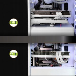 Podpórka Wspornik Uchwyt pod karte graficzną Biała GPU EZDIY-FAB 3