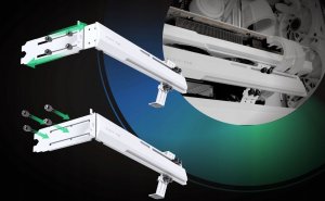 Podpórka Wspornik Uchwyt pod karte graficzną Biała GPU EZDIY-FAB 5