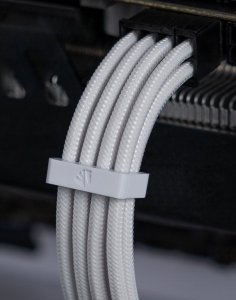 AsiaHorse PCIe 8-pin - PCIe 8-pin, 0.3m, Biały (S1X (6+2) 8 PIN CABLE WHITE) 5