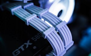 AsiaHorse PCIe 8-pin - PCIe 8-pin, 0.3m, Biały (S1X (6+2) 8 PIN CABLE WHITE) 6