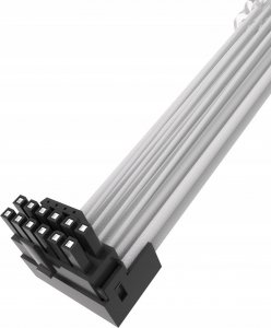 QingSea 12VHPWR - PCIe 12-pin x2, 0.3m, Biały (Q4X QINGSEA 12VHWPR TO 12VHPWR PCIE 5.0 4P DOWN BLACK) 3