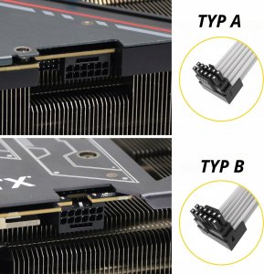 QingSea 12VHPWR - PCIe 12-pin x2, 0.3m, Biały (Q4X QINGSEA 12VHWPR TO 12VHPWR PCIE 5.0 4P DOWN BLACK) 6