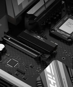 Radiator do dysku SSD M.2 2280 nvme iHTP Szary Termopad 5