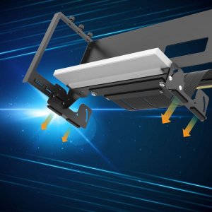 Riser Uchwyt do karty graficznej ARGB Regulowany EZDIY-FAB Riser PCIE 4.0 6