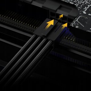 AsiaHorse PCIe 8-pin - PCIe 8-pin, 0.3m, Czarny (ASIA HORSE CORDS S5X (6+2)8*3 PIN CABLE BLACK) 3