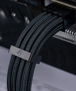 AsiaHorse PCIe 8-pin - PCIe 8-pin, 0.3m, Czarny (ASIA HORSE CORDS S5X (6+2)8*3 PIN CABLE BLACK) 4