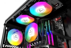 Wentylator upHere NT12CF4 RGB Czarne 3-pack 6