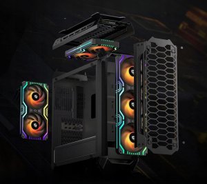 Wentylator AsiaHorse Matrix 240 ARGB Czarny 3