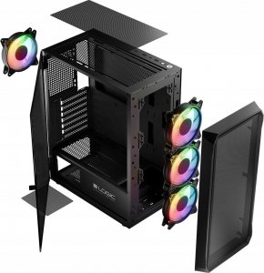 Komputer Vist RGB Logic Atos, Ryzen 5 4600G, 16 GB, Radeon RX Vega 7, 512 GB M.2 PCIe Windows 11 Pro 2