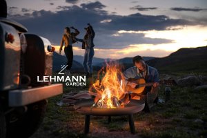 Palenisko ogrodowe Lehmann PALENISKO OGRODOWE LEHMANN 80 CM DO OGNISKA GRILLA KOCIOŁKA STALOWE CZARNE 3