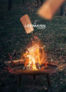 Palenisko ogrodowe Lehmann PALENISKO OGRODOWE LEHMANN 80 CM DO OGNISKA GRILLA KOCIOŁKA STALOWE CZARNE 4