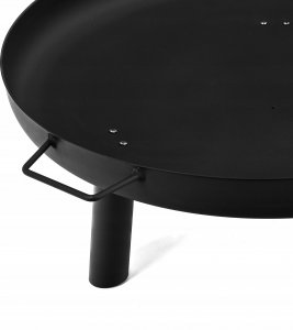 Palenisko ogrodowe Lehmann PALENISKO OGRODOWE LEHMANN 80 CM DO OGNISKA GRILLA KOCIOŁKA STALOWE CZARNE 5