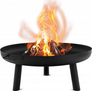 Palenisko ogrodowe Lehmann PALENISKO OGRODOWE LEHMANN 80 CM DO OGNISKA GRILLA KOCIOŁKA STALOWE CZARNE 10