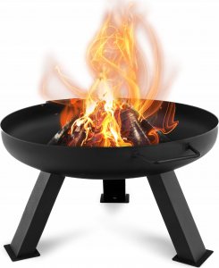 Palenisko ogrodowe Lehmann PALENISKO OGRODOWE LEHMANN 60 CM OGNISKA GRILLA KOCIOŁKA STALOWE CZARNE 11