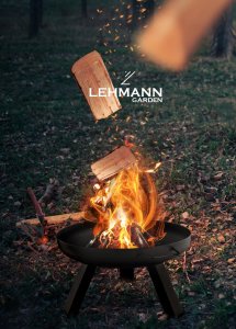 Palenisko ogrodowe Lehmann PALENISKO OGRODOWE LEHMANN 60 CM OGNISKA GRILLA KOCIOŁKA STALOWE CZARNE 4