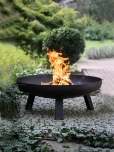 Palenisko ogrodowe Lehmann PALENISKO OGRODOWE LEHMANN 60 CM OGNISKA GRILLA KOCIOŁKA STALOWE CZARNE 5