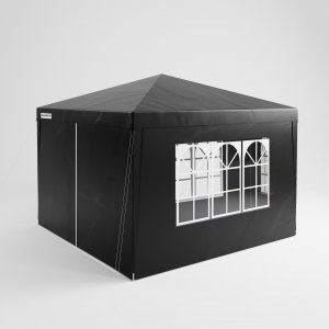 Kanwod Pawilon Ogrodowy Namiot Handlowy 300 Cm X 300 Cm + 4 Ścianki Boczne Okna 5