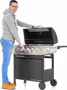 Lehmann Vegas Grill ogrodowy gazowy 12.8 kW 33.5 cm x 72 cm 13