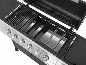 Lehmann Vegas Grill ogrodowy gazowy 12.8 kW 33.5 cm x 72 cm 10