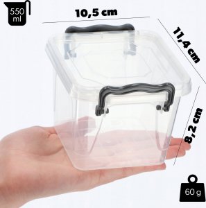 Kadax KADAX Pojemnik Na Żywność Lunch Box Obiadowy 0,55L 3