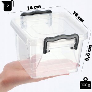 Kadax KADAX Pojemnik Na Żywność Lunch Box Obiadowy 1,2L 3