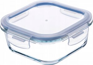 Kadax KADAX Szklany Pojemnik Na Żywność 800ml Z Pokrywką Pudełko Śniadaniówka 8