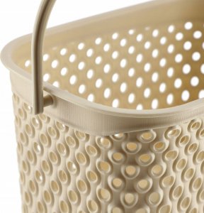 Kadax KADAX Koszyk Wiszący Na Klamerki Pojemnik Na Spinacze Prostokątny Beżowy 8