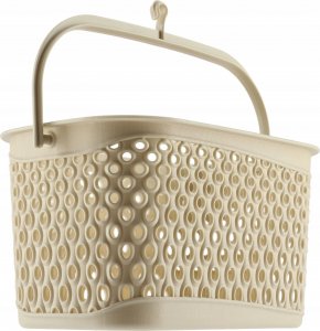 Kadax KADAX Koszyk Wiszący Na Klamerki Pojemnik Na Spinacze Prostokątny Beżowy 9