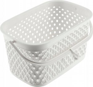 Kadax KADAX Koszyk Wiszący Na Klamerki Pojemnik Na Spinacze Prostokątny Biały 4