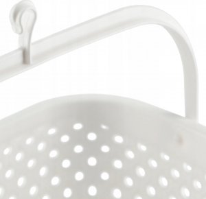 Kadax KADAX Koszyk Wiszący Na Klamerki Pojemnik Na Spinacze Prostokątny Biały 7