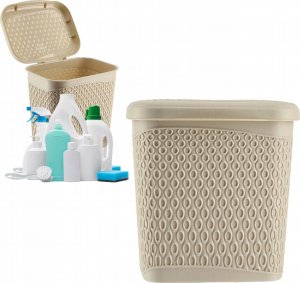 Kadax KADAX Pojemnik Na Proszek Do Prania 6L Kapsułki Detergenty Pudełko Beżowy 10