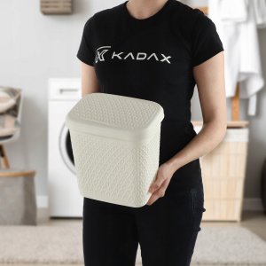 Kadax KADAX Pojemnik Na Proszek Do Prania 6L Kapsułki Detergenty Pudełko Biały 2