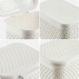 Kadax KADAX Pojemnik Na Proszek Do Prania 6L Kapsułki Detergenty Pudełko Biały 5