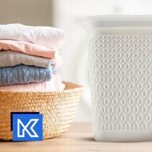 Kadax KADAX Pojemnik Na Proszek Do Prania 6L Kapsułki Detergenty Pudełko Biały 6