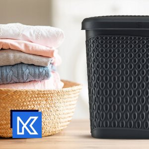 Kadax KADAX Pojemnik Na Proszek Do Prania 6L Kapsułki Detergenty Pudełko Szary 6