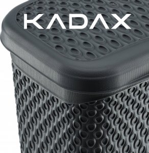 Kadax KADAX Pojemnik Na Proszek Do Prania 6L Kapsułki Detergenty Pudełko Szary 8