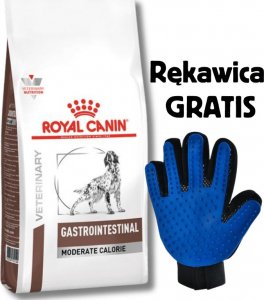 Royal Canin Gastro Intestinal Moderate Calorie GIM23 15 kg + Rękawica do czesania 1