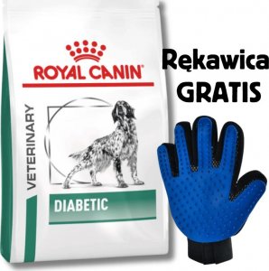 Royal Canin Diabetic DS 37 12 kg + Rękawica do czesania 1