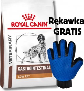 Royal Canin ROYAL CANIN Dog Gastro Intestinal Low Fat 12 kg + Rękawica do czesania GRATIS! 1