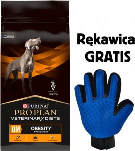 Purina Pro Plan PRO PLAN Veterinary Diets Canine OM Obesity Management Karma dla psów 12kg + Rękawica do czesania GRATIS! 1