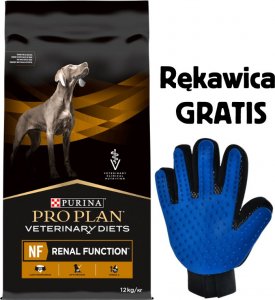 Purina Pro Plan PRO PLAN Veterinary Diets NF Renal Function Karma sucha dla psa 12kg + Rękawica do czesania GRATIS! 1