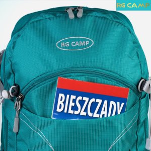 Plecak turystyczny RG Camp trekkingowy Active 25L ze stelażem na rower mały 9