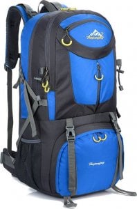 Plecak turystyczny RG Camp trekkingowy na wycieczki w góry Everest 50L niebieski 1