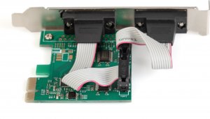 Kontroler Digitus Kontroler COM DIGITUS PCIe, 2x RS-232/COM, Low Profile, Chipset AX99100 2