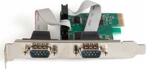 Kontroler Digitus Kontroler COM DIGITUS PCIe, 2x RS-232/COM, Low Profile, Chipset AX99100 3